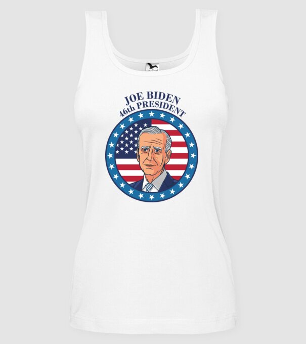 Joe Biden cel de-al 46-lea președinte al SUA model alb pe tricou