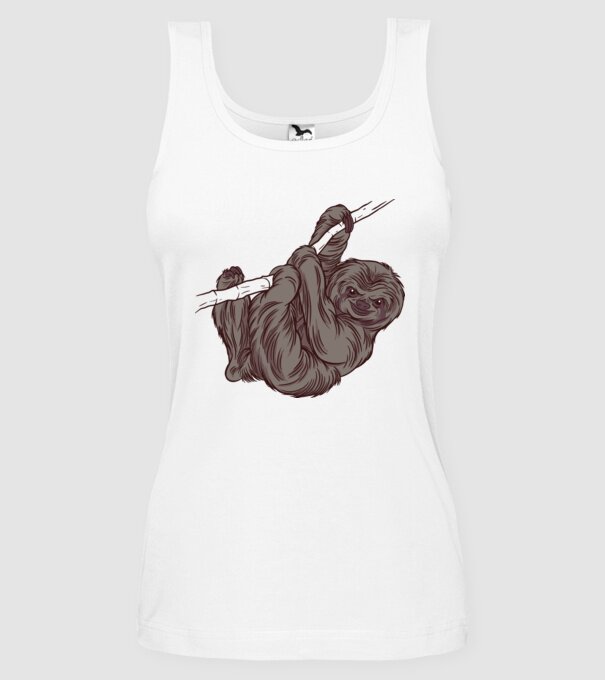 Leneș model alb pe tricou
