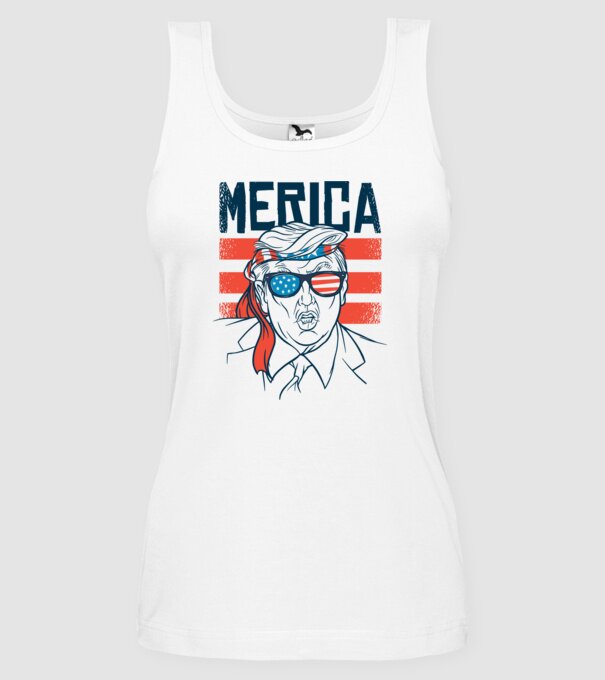Merica Trump 2020 Usa model alb pe tricou