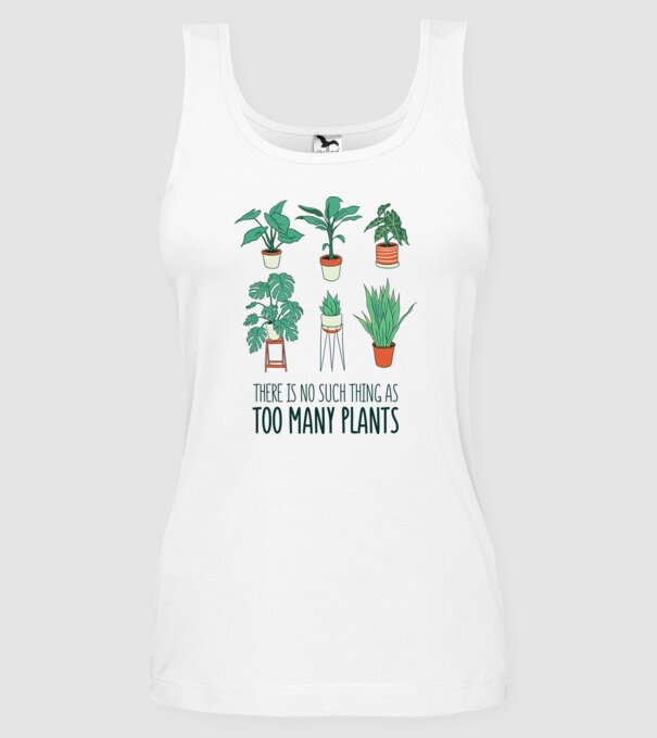 Este imposibil să existe prea multe plante model alb pe tricou