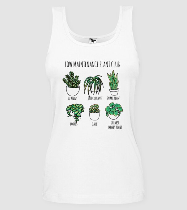 Îngrijirea plantelor model alb pe tricou