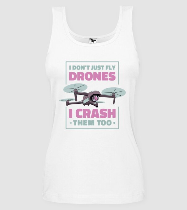 Tricou drone model alb pe tricou