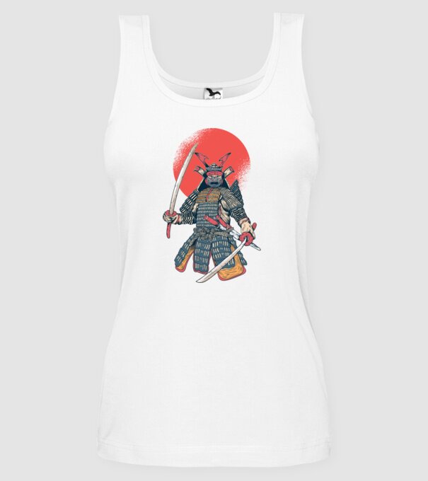Vintage Samurai tricou arte marțiale orientale model alb pe tricou