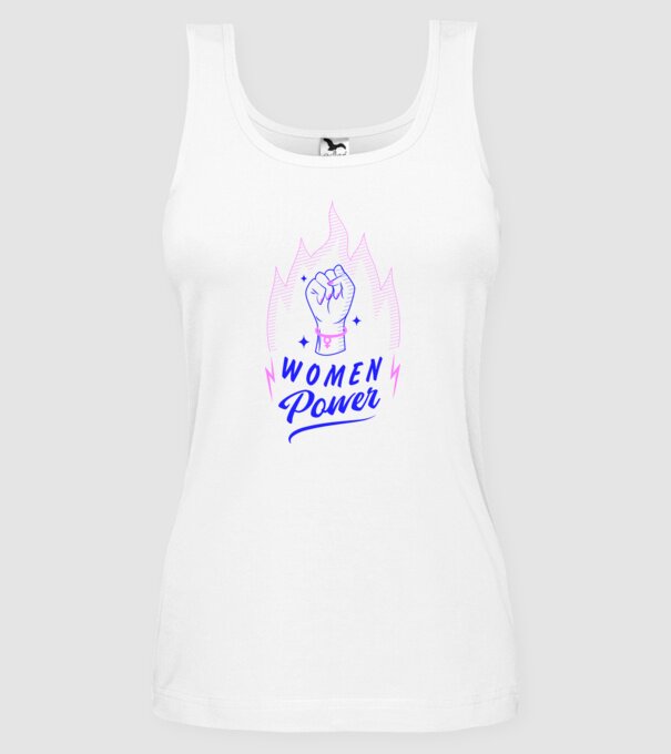 Women Power Ziua Femeii model alb pe tricou