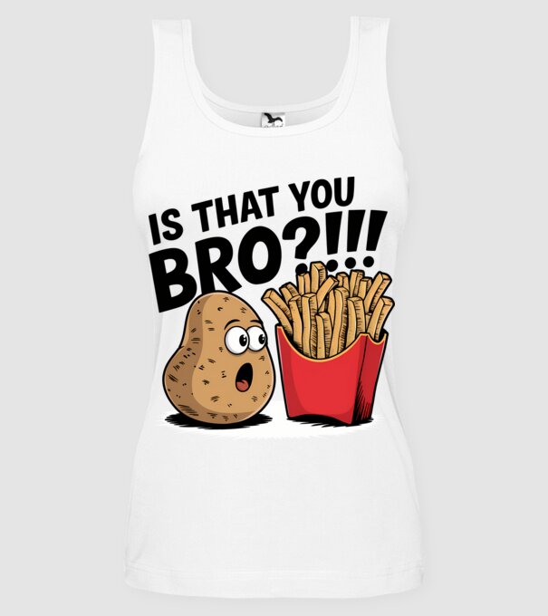 Is that you BRO?!! Alb model alb pe tricou