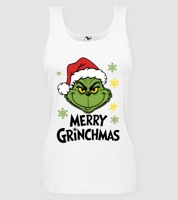 Merry Grinchmas Alb model alb pe tricou