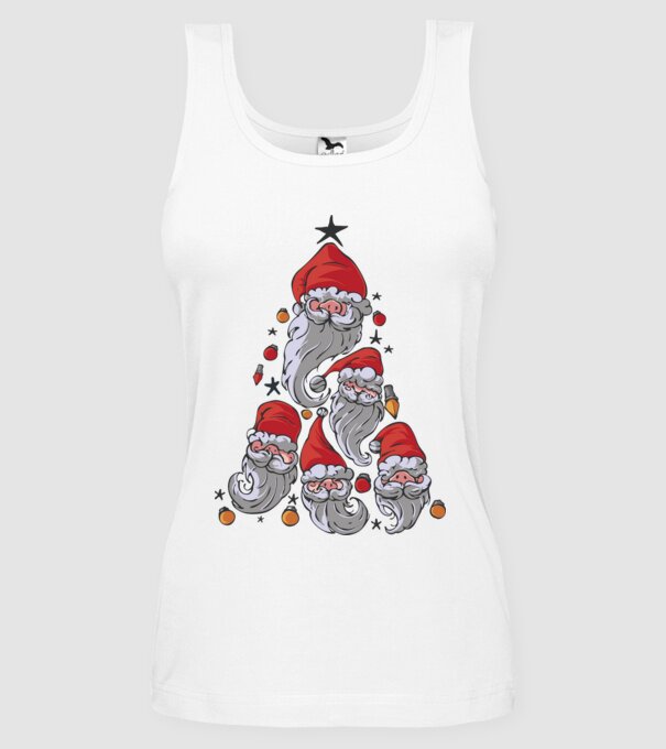 Pitici pentru pomul de Crăciun model alb pe tricou