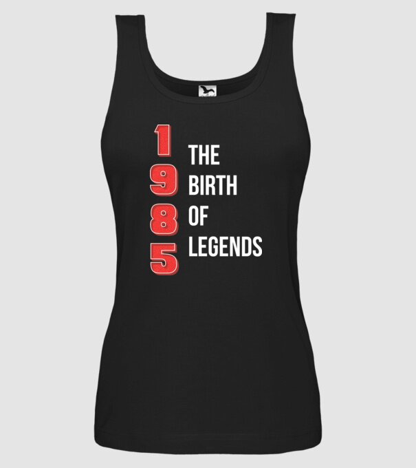 1985 the birth of legends model negru pe tricou