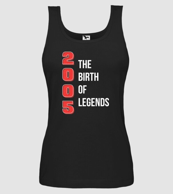 2005 the birth of legends model negru pe tricou