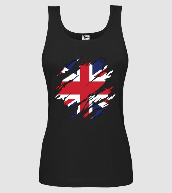 UK Steagul Regatului Unit model negru pe tricou