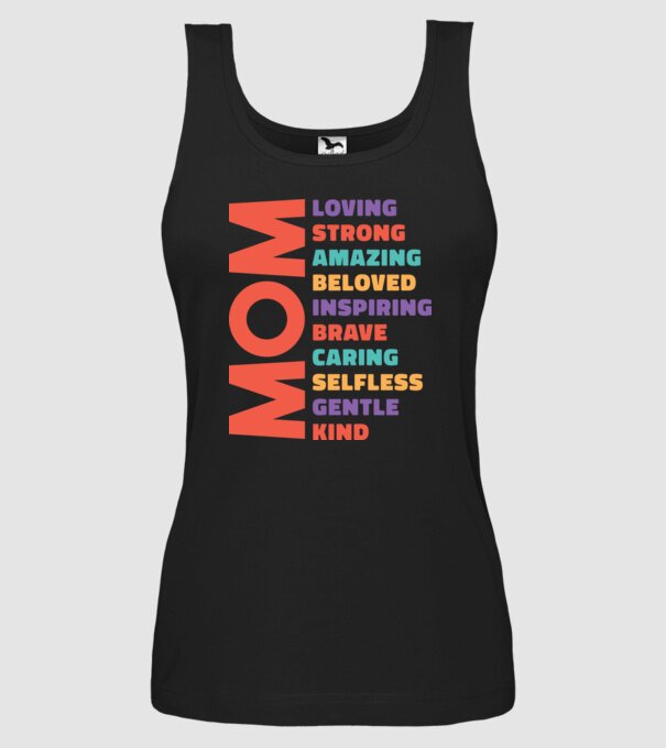 Caracteristici mamă model negru pe tricou