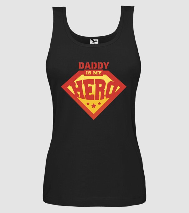 Tata este Supereroul meu model negru pe tricou