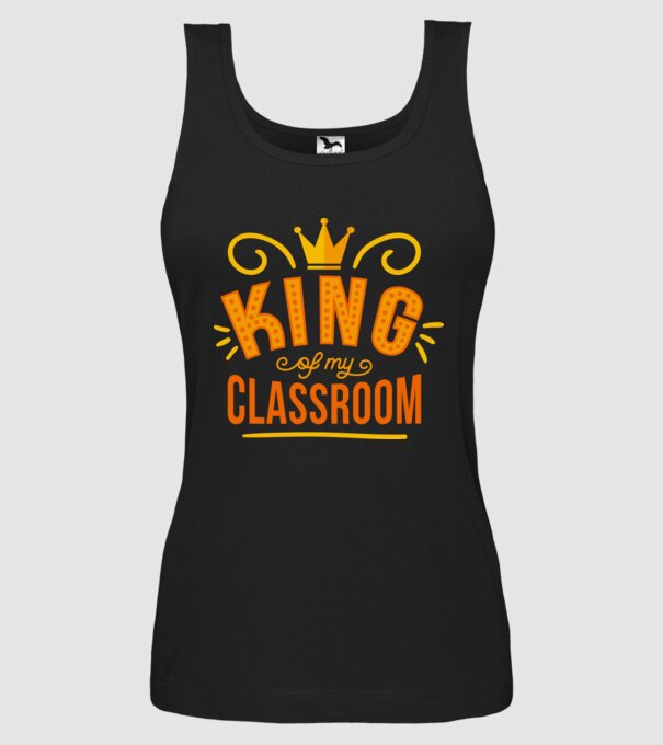 Regele clasei model negru pe tricou