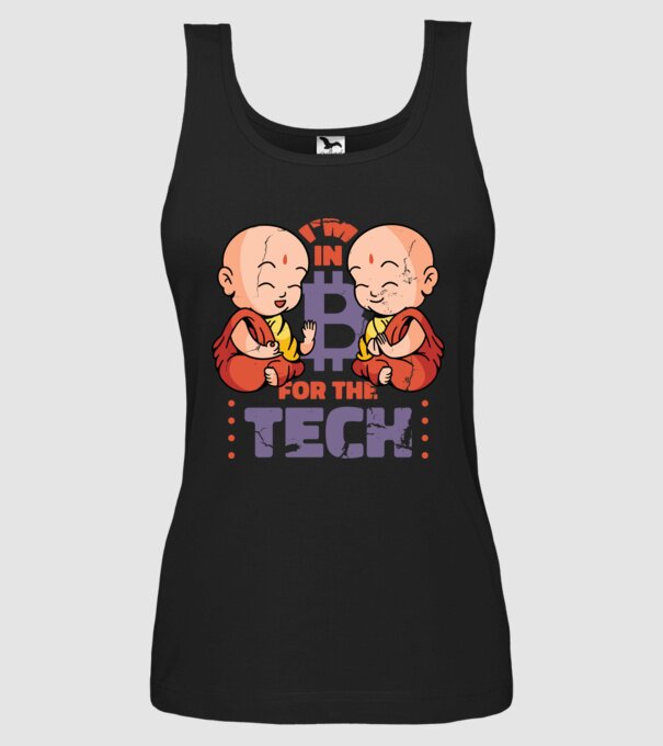 Călugări Buddha Bitcoin model negru pe tricou
