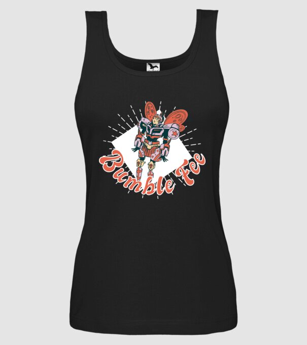 Bumble Fee - Zâna Robot model negru pe tricou