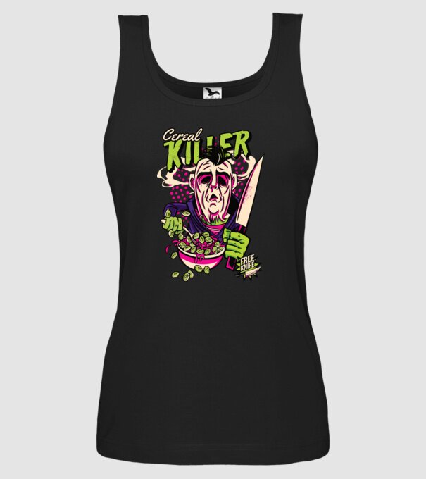 Cereale Killer Fulgi de cereale model negru pe tricou