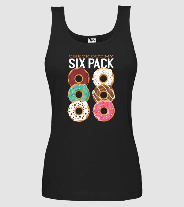 Check out my Six Pack model negru pe tricou