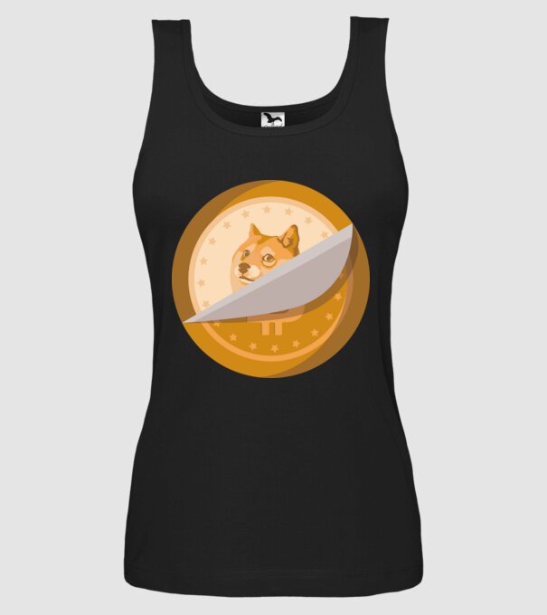 Dodge Coin model negru pe tricou