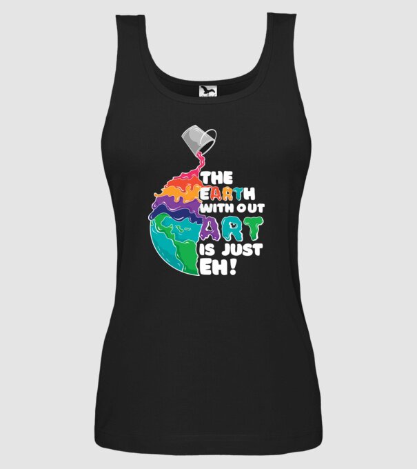 Pământ Artă model negru pe tricou