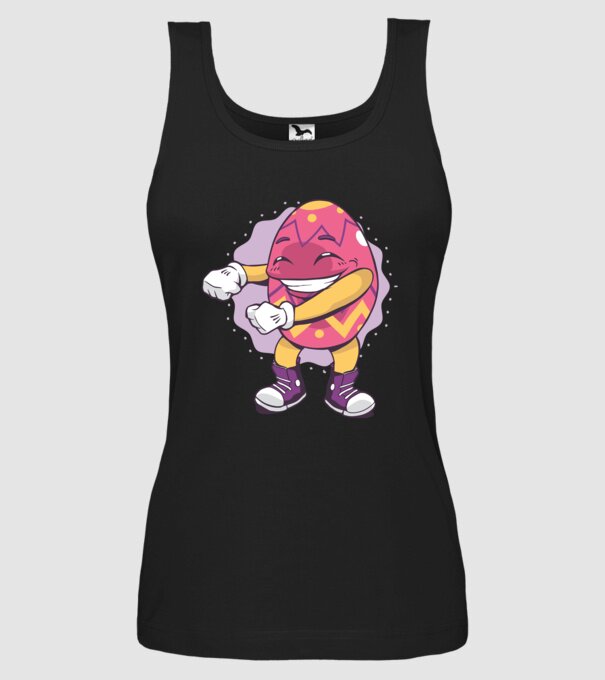 Ouă de Paște DAB model negru pe tricou