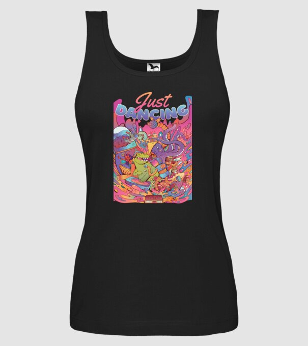 Just Dancing Fulgi de cereale model negru pe tricou