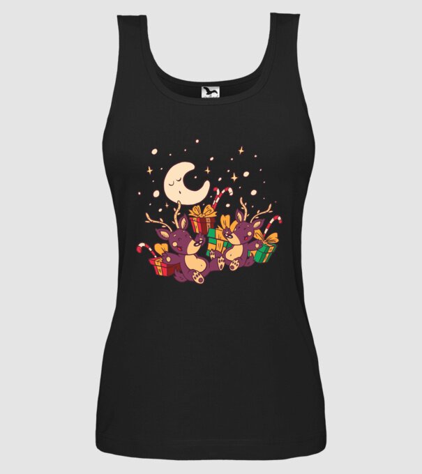 Cadouri de Crăciun model negru pe tricou
