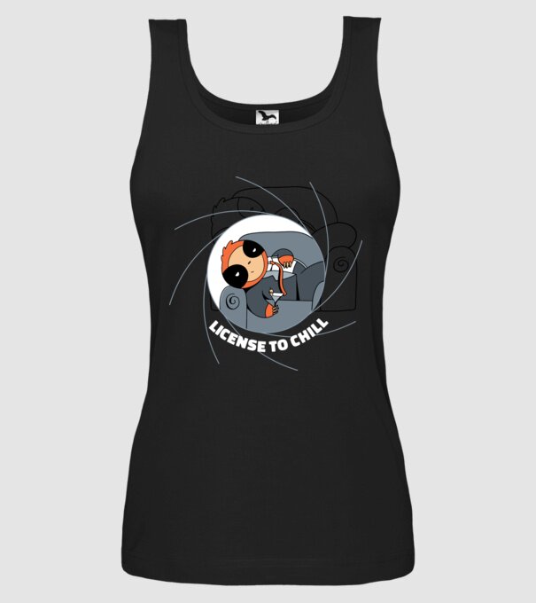 Leneș Bond 007 model negru pe tricou