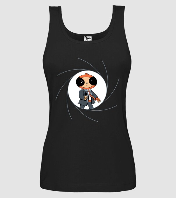 Leneș Bond 007 model negru pe tricou