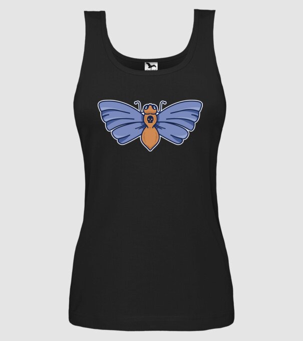 Molie model negru pe tricou