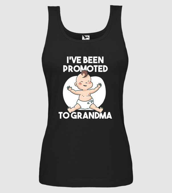 Am devenit bunică model negru pe tricou