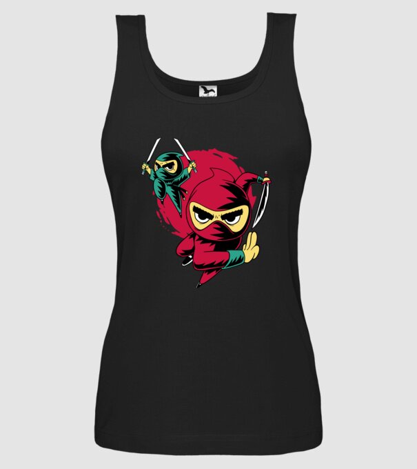 Tricou Ninja model negru pe tricou