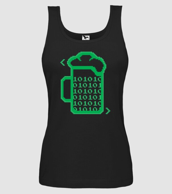Bere Programator model negru pe tricou