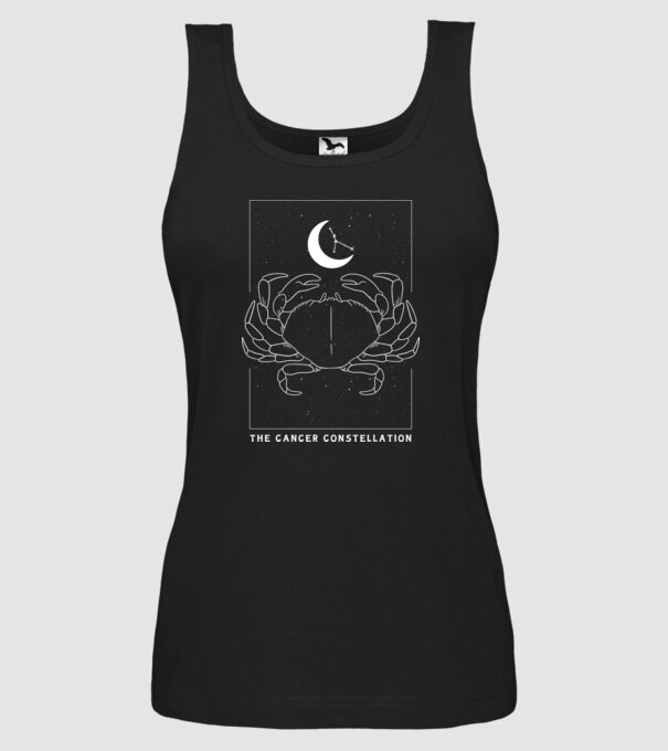 The Cancer Constellation model negru pe tricou
