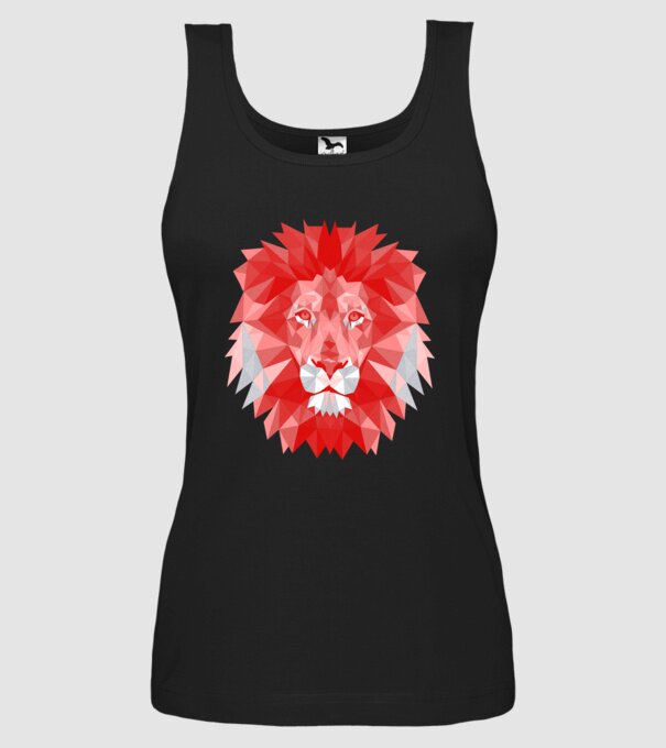 Red Lion model negru pe tricou