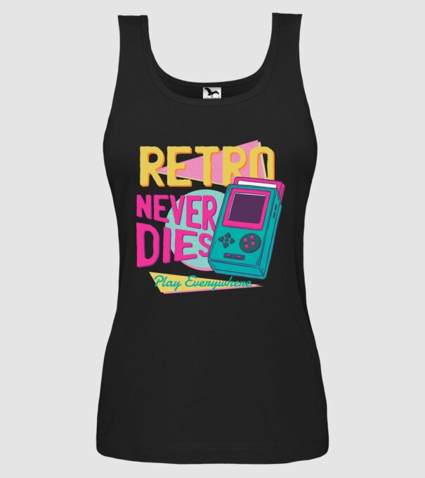 Retro Gameboy model negru pe tricou