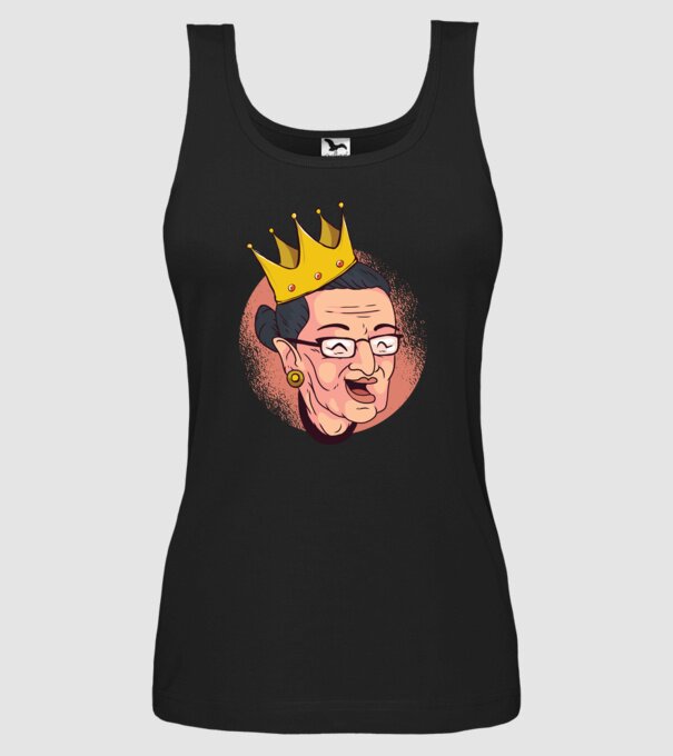 Ruth Bader Ginsburg model negru pe tricou