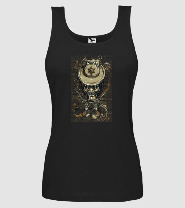 Șerif Maimuță model negru pe tricou