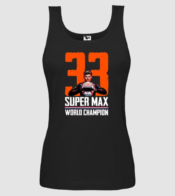 Super Max Formula 1 World Champion model negru pe tricou