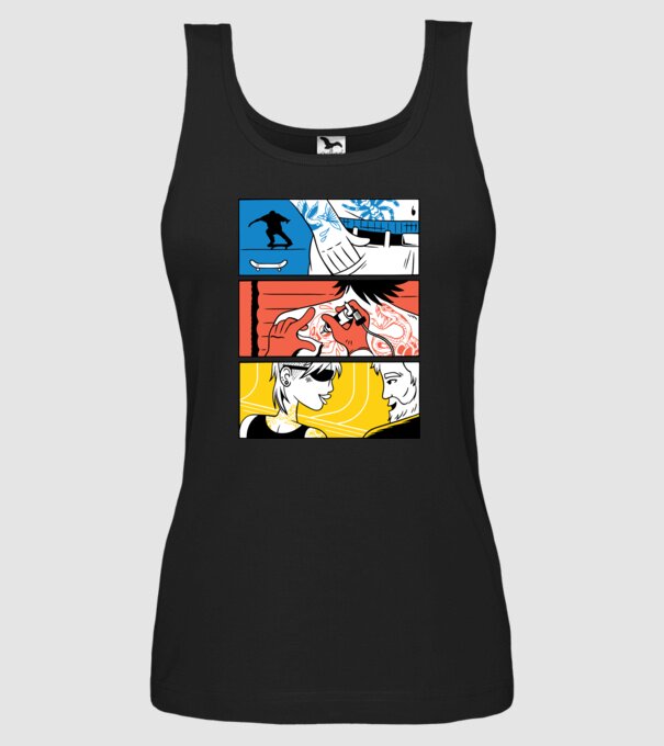 Tatuaj ilustrare model negru pe tricou