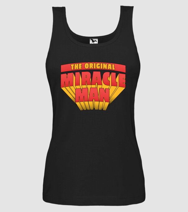The Original Miracle Man model negru pe tricou