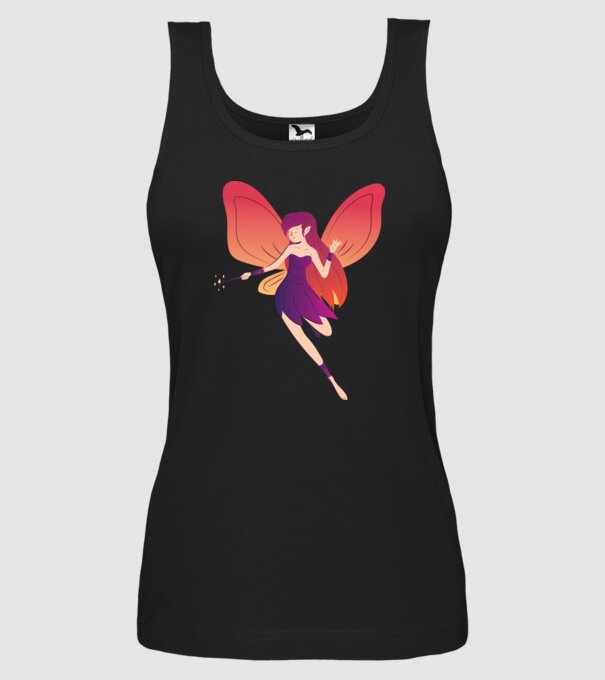 Magia zânelor model negru pe tricou