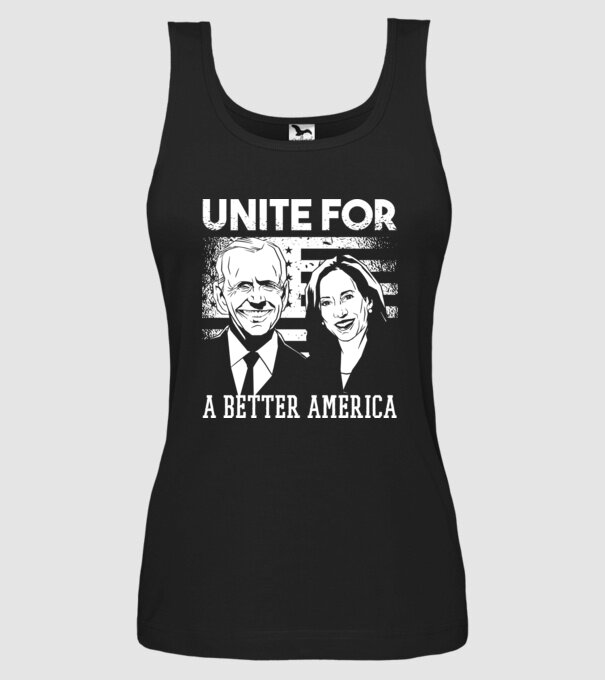 Unite for a better America - Biden Harris model negru pe tricou