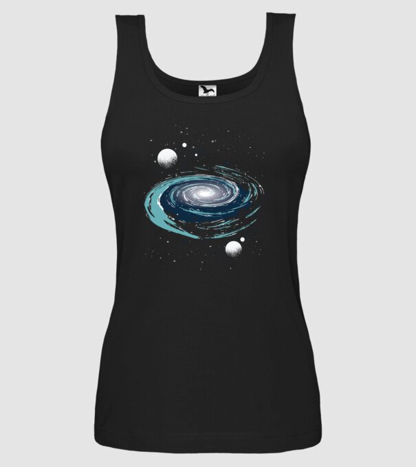 Spațiu model negru pe tricou