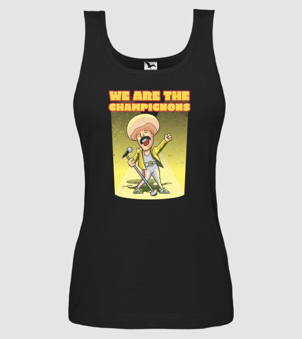 We are the Champignons Mercury model negru pe tricou
