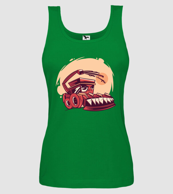 Secerătoare model verde pe tricou