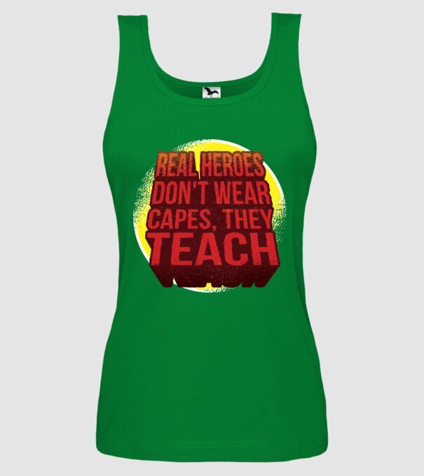 Adevărații eroi predau model verde pe tricou