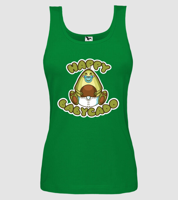 Avocado bebe model verde pe tricou