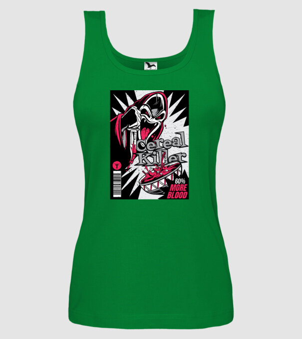Cereal Killer model verde pe tricou
