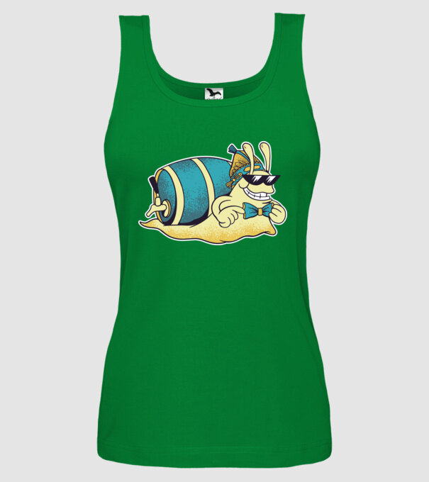 Melc model verde pe tricou