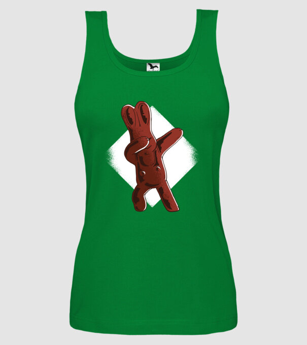 Iepuraș de Ciocolată model verde pe tricou
